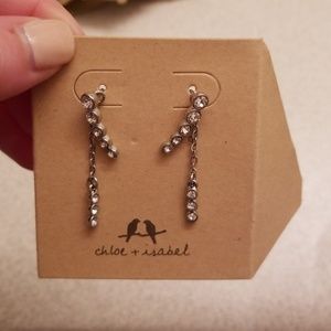 Silver earrings